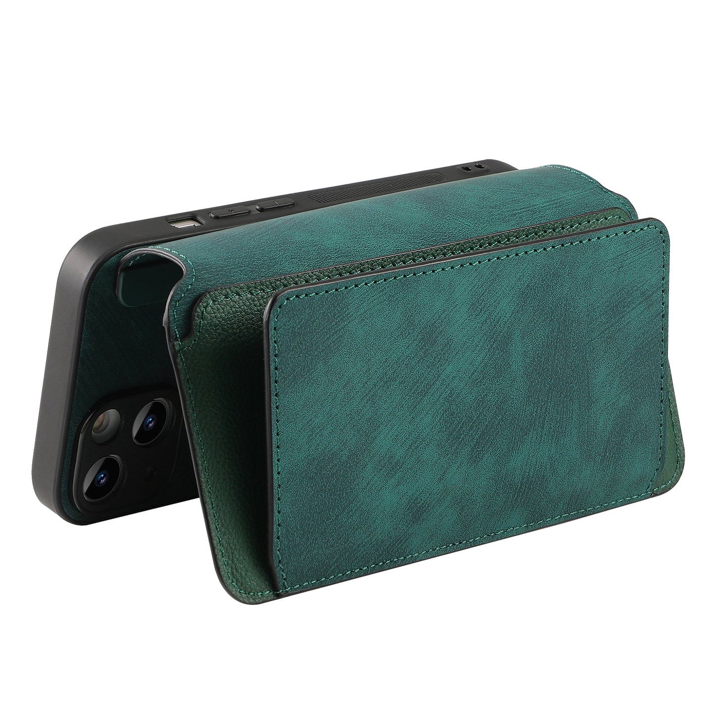 For OnePlus 11 5G CASENEO MW-02 Detachable Magnetic Leather Wallet Phone Cover - Green