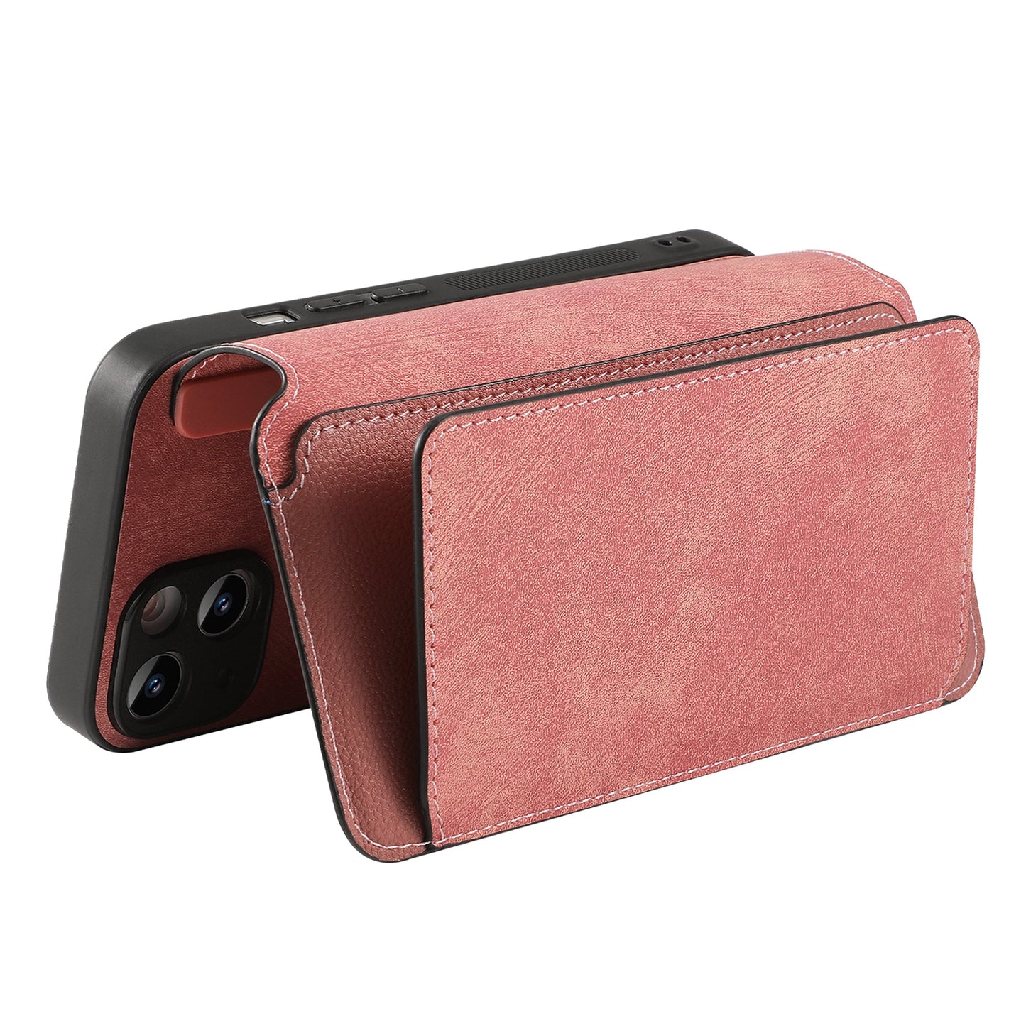For OnePlus 11 5G CASENEO MW-02 Detachable Magnetic Leather Wallet Phone Cover - Pink