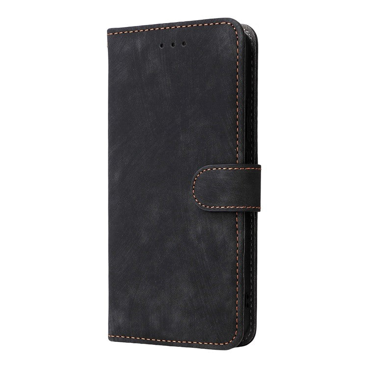 For Oppo Reno13 5G (Global) Wallet Case RFID Blocking PU Leather Cover Stand View - Black