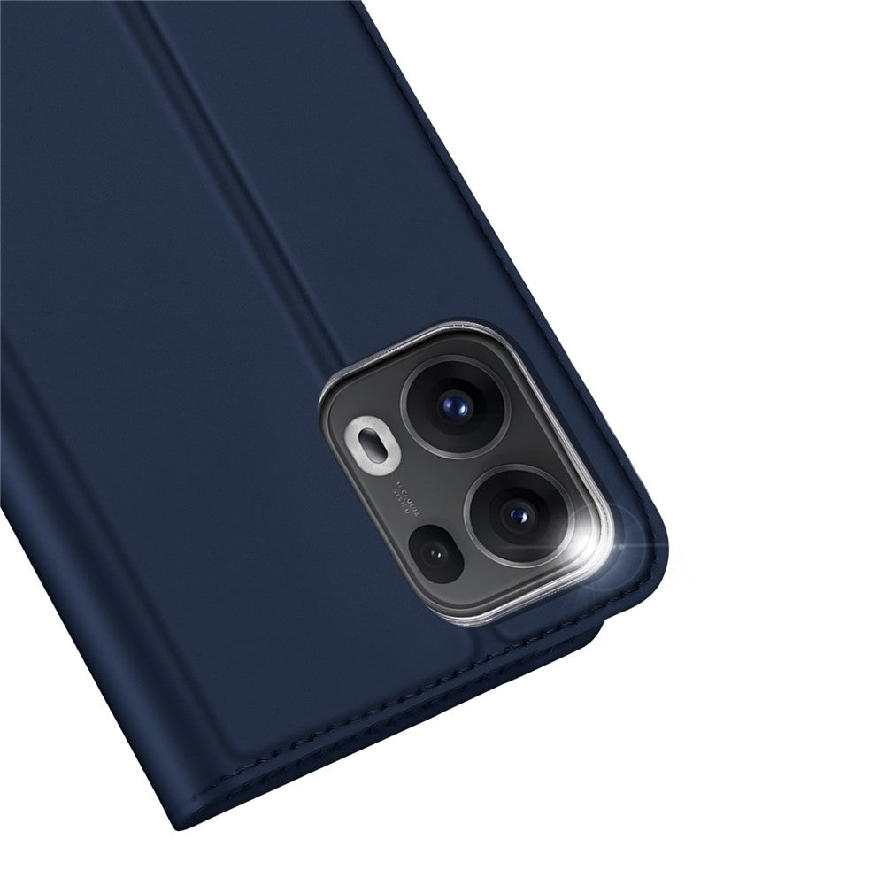 For Oppo Reno13 Pro 5G Case DUX DUCIS Skin Pro Series Leather Stand Cover Card Holder - Blue