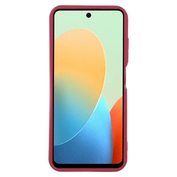 TPU Case for TECNO Spark Go 2024 4G / Pop 8 / Spark 20 / 20C / Infinix Smart 8 4G / 8 Pro 4G / 8 HD 4G / 8 Plus / Hot 40i Phone Cover Grooved Design - Red