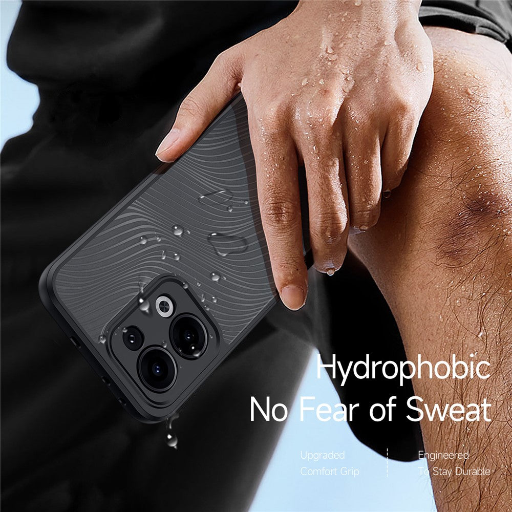 For Oppo Reno13 5G (Global) Case DUX DUCIS Aimo Series TPU+PC Matte Drop-proof Phone Cover (REACH Certification) - Black