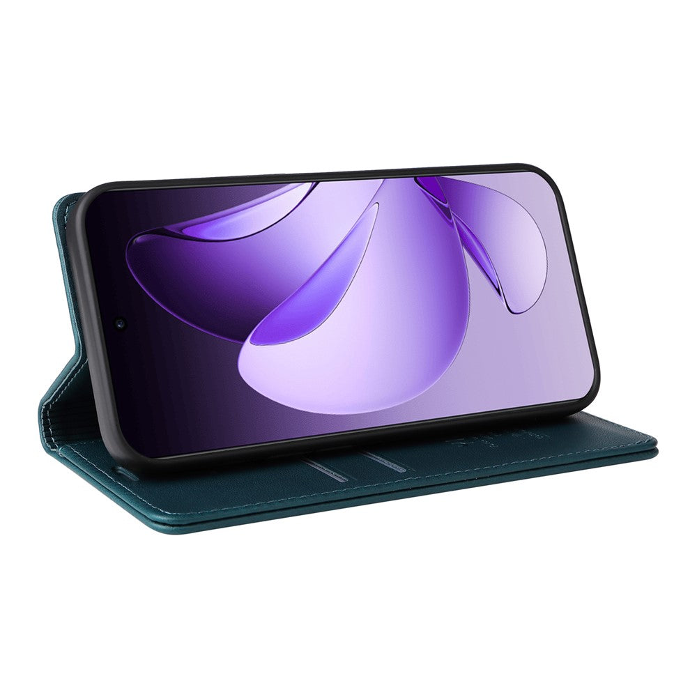For Oppo Reno13 Pro 5G Phone Cases YIKATU Magnetic Closure PU Leather Mobile Cover - Green