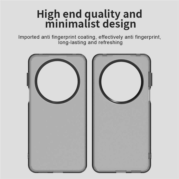 For Huawei Mate 70 Pro / 70 Pro+ Case PC+TPU+PET Matte Anti-Drop Phone Back Cover - Black