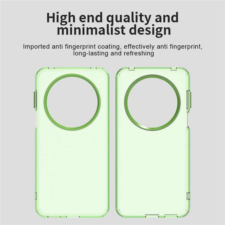 For Huawei Mate 70 Pro / 70 Pro+ Case PC+TPU+PET Matte Anti-Drop Phone Back Cover - Green