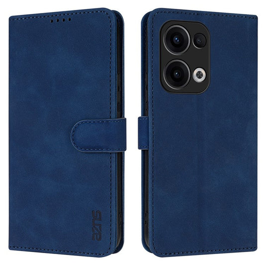 AZNS For Oppo Reno13 5G (Global) Case PU Leather Wallet Phone Cover - Blue