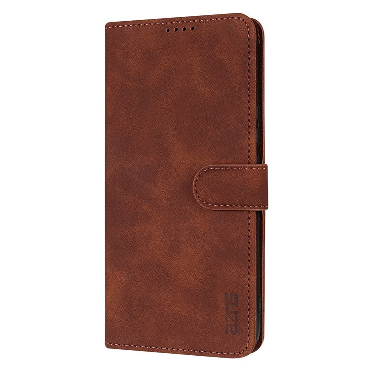 AZNS For Oppo Reno13 Pro 5G Case PU Leather Wallet Phone Cover - Brown
