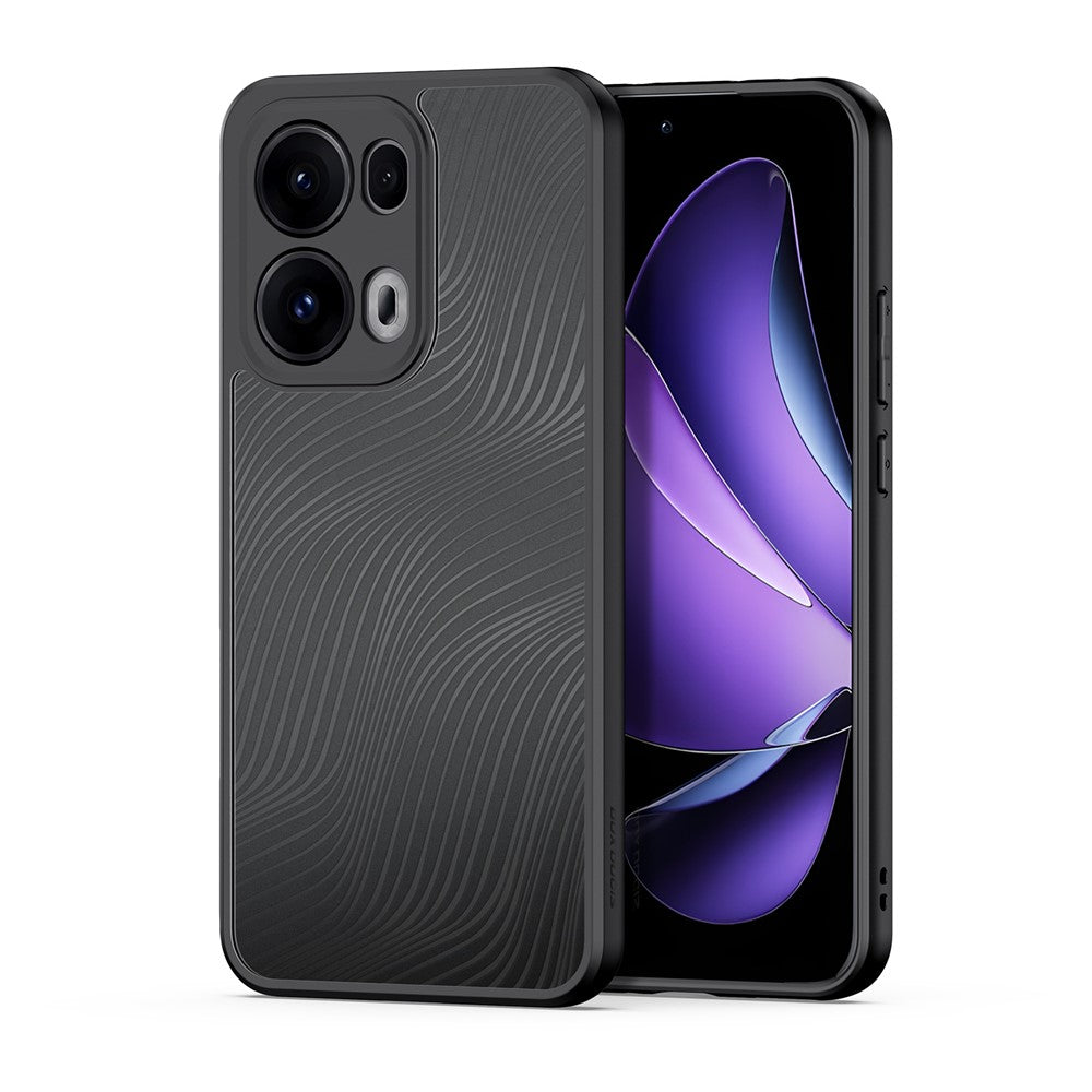 For Oppo Reno13 Pro 5G Case DUX DUCIS Aimo Series TPU+PC Matte Drop-proof Phone Cover (REACH Certification) - Black