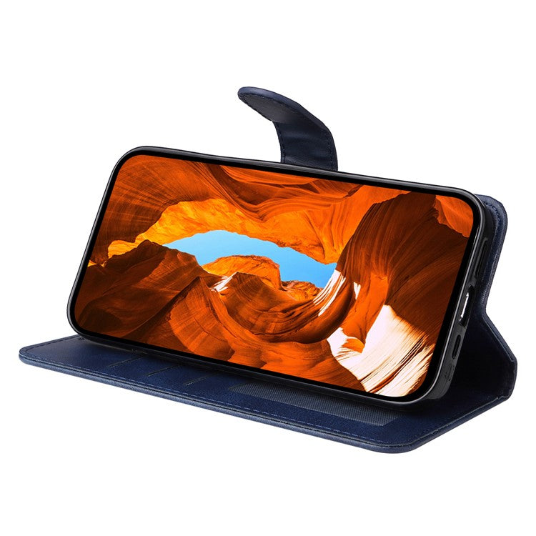 For Oppo Reno13 Pro 5G Case Wallet PU Leather Folio Flip Phone Cover - Blue