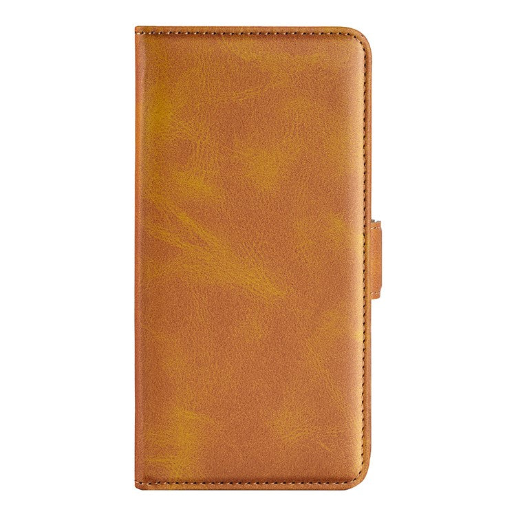 For Oppo Reno13 5G (Global) Stand Case Calf Texture Leather Wallet Phone Cover - Yellow