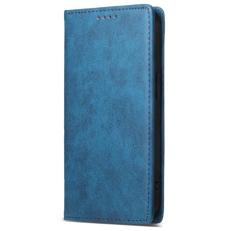 For Oppo Reno13 F 5G Wallet Case RFID Blocking PU Leather Phone Cover - Blue