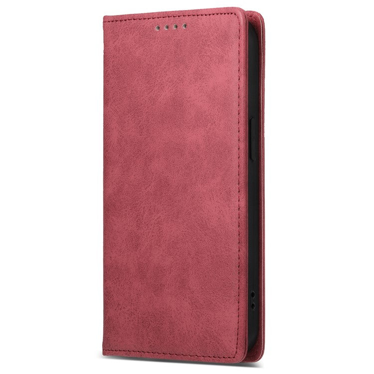 For Oppo Reno13 F 5G Wallet Case RFID Blocking PU Leather Phone Cover - Red