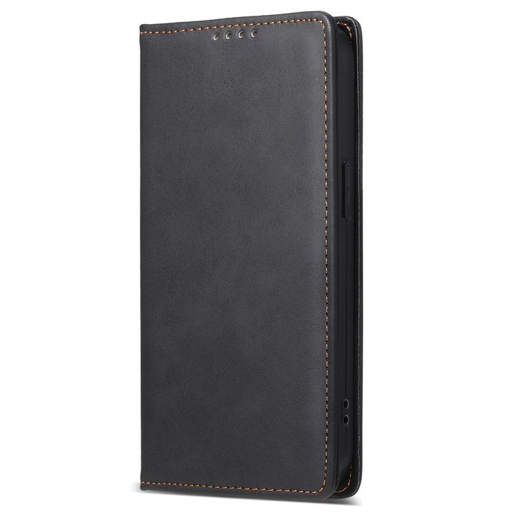 For Oppo Reno13 F 5G Wallet Case RFID Blocking PU Leather Phone Cover - Black