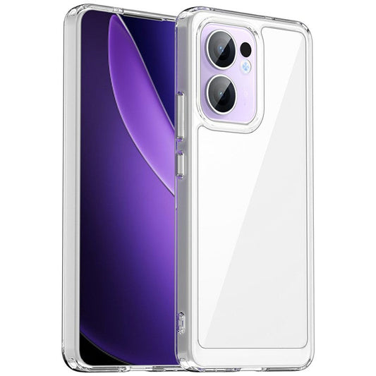 For Oppo Reno13 F 5G Case TPU + Acrylic Protective Clear Phone Cover - Transparent