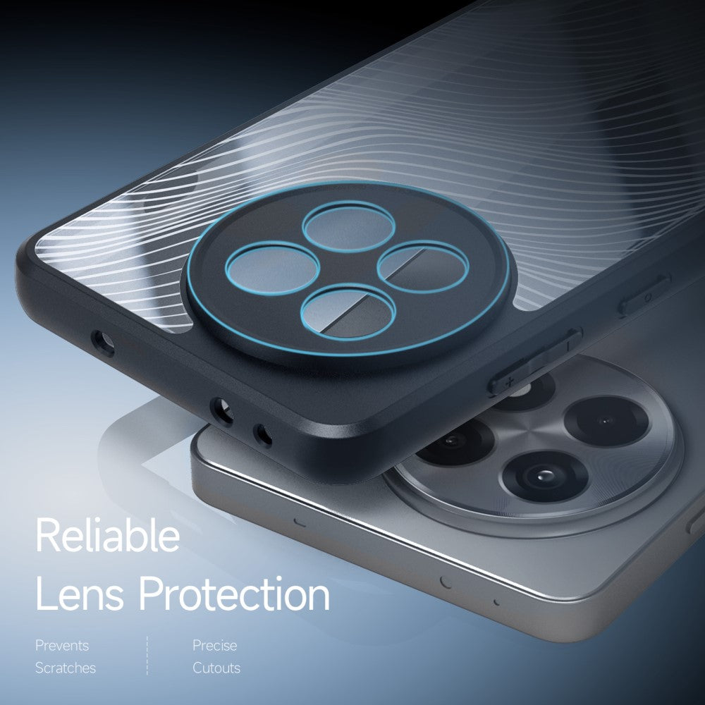 For OnePlus Ace 5 Pro 5G / OnePlus 13R 5G / OnePlus Ace 5 5G Case DUX DUCIS Aimo Series TPU+PC Matte Drop-proof Phone Cover (REACH Certification) - Black