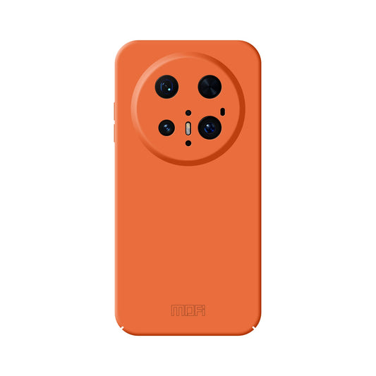 For Huawei Mate 70 Pro Phone Case MOFI JK Qin Series Skin-Touch Matte Anti-fingerprint Back Cover - Orange
