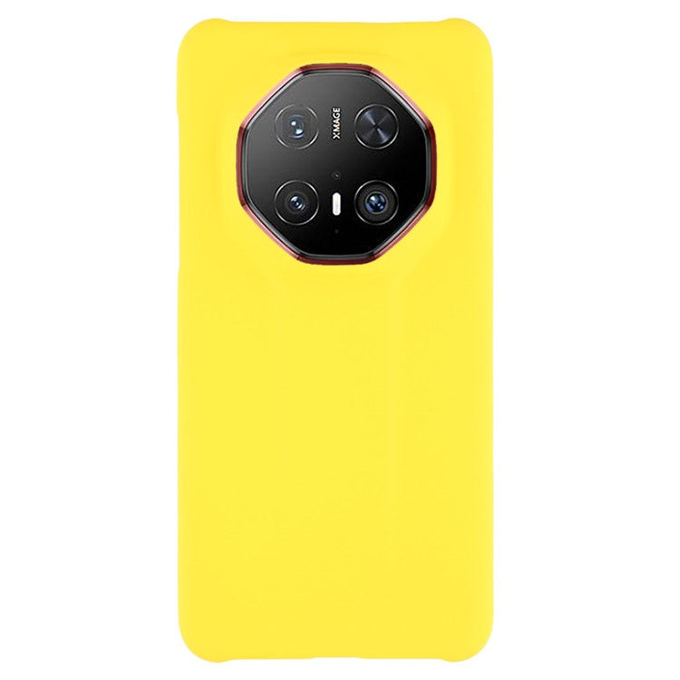 For Huawei Mate 70 Pro Case Hard PC Frosted Minimalist Phone Cover - Yellow