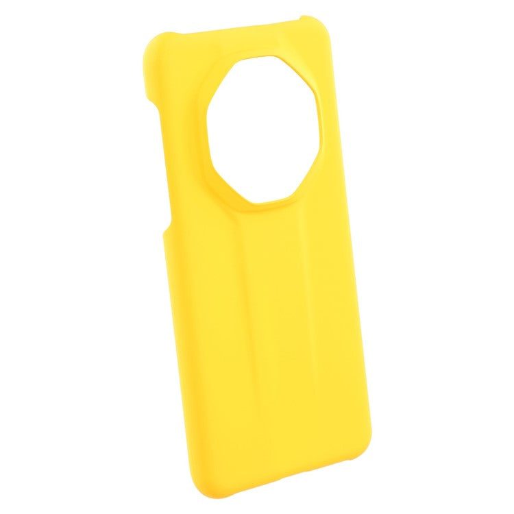 For Huawei Mate 70 Pro Case Hard PC Frosted Minimalist Phone Cover - Yellow