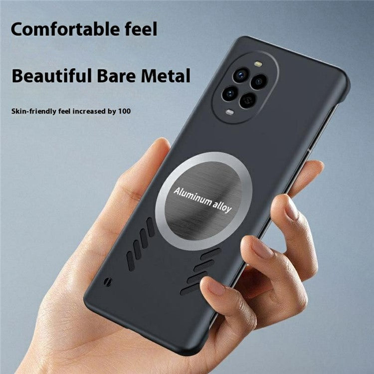 For Huawei nova 13 Pro 5G Case Hard PC Frameless Heat Dissipation Phone Cover - Black