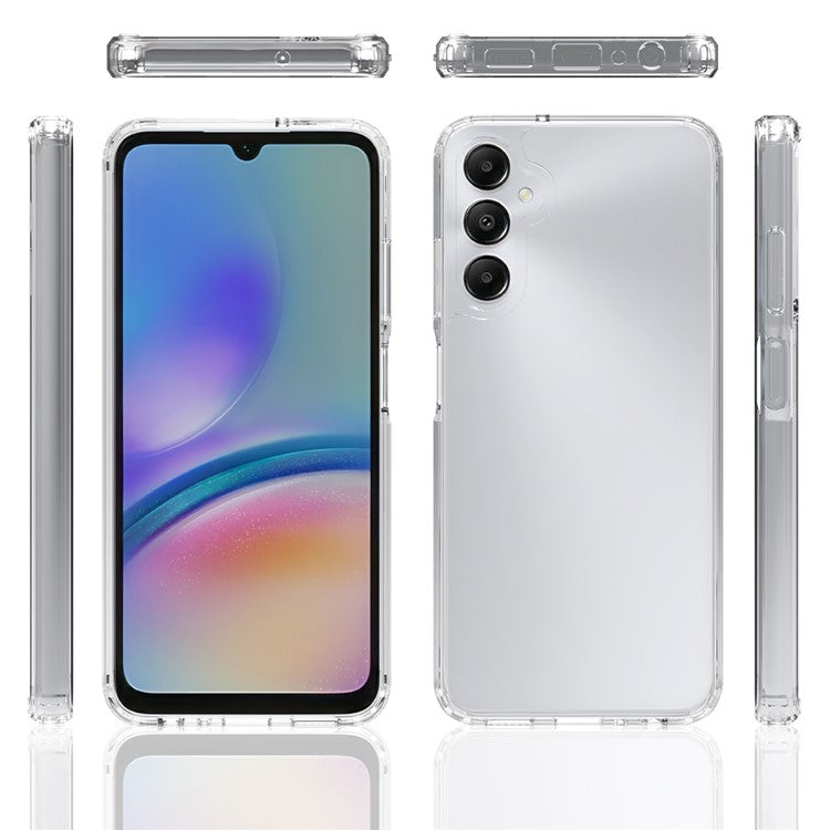 For Samsung Galaxy M14 4G Clear Phone Case TPU + Acrylic Shockproof Phone Back Cover
