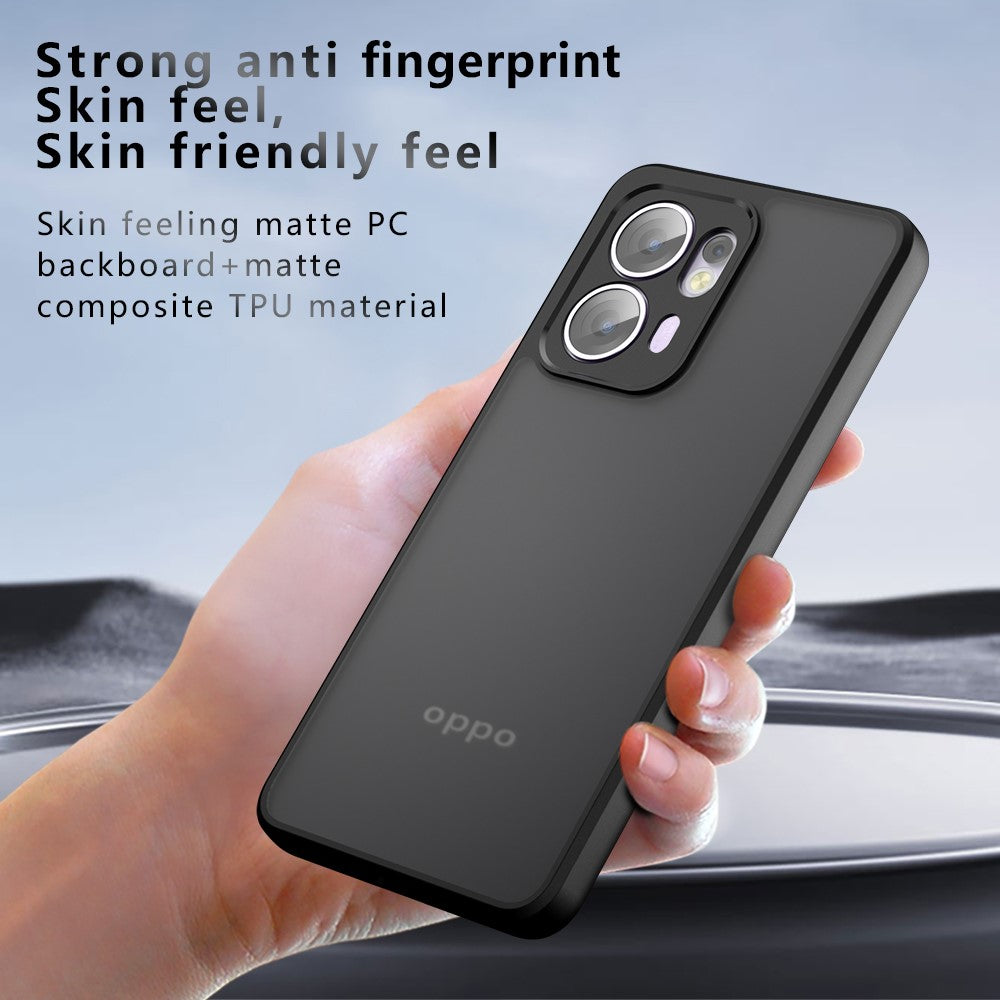 For Oppo Reno13 F 5G Case Drop Proof TPU + PC Matte Back Phone Cover