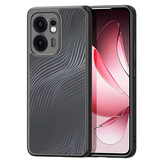 For Oppo Reno13 F 4G / Oppo Reno13 F 5G Case DUX DUCIS Aimo Series TPU+PC Matte Drop-proof Phone Cover (REACH Certification) - Black