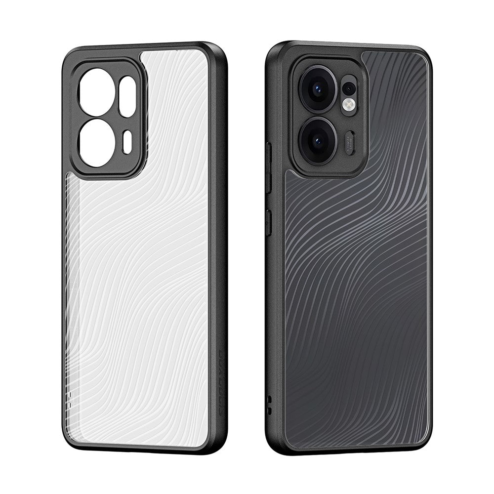 For Oppo Reno13 F 4G / Oppo Reno13 F 5G Case DUX DUCIS Aimo Series TPU+PC Matte Drop-proof Phone Cover (REACH Certification) - Black