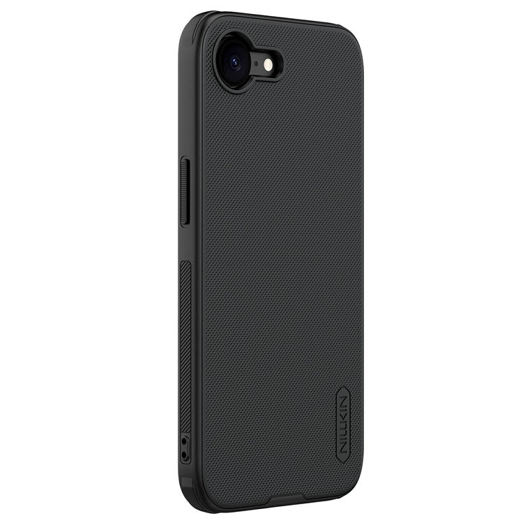 NILLKIN Frosted Shield Pro For iPhone 16e Case Matte PC + TPU Phone Cover - Black