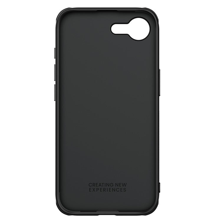 NILLKIN Frosted Shield Pro For iPhone 16e Case Matte PC + TPU Phone Cover - Black