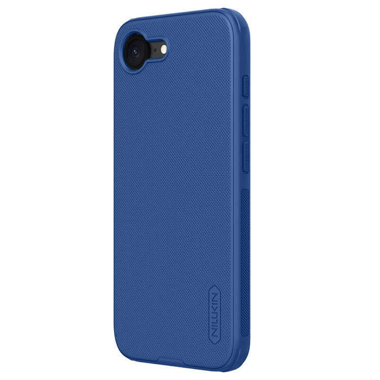 NILLKIN Frosted Shield Pro For iPhone 16e Case Matte PC + TPU Phone Cover - Blue
