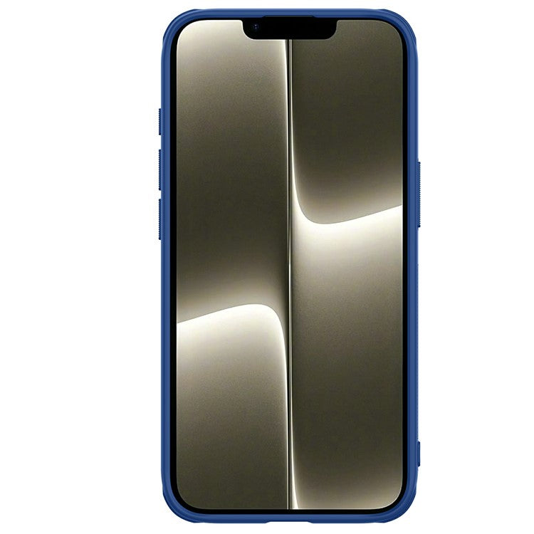 NILLKIN Frosted Shield Pro For iPhone 16e Case Matte PC + TPU Phone Cover - Blue