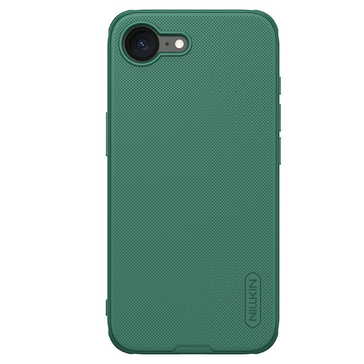 NILLKIN Frosted Shield Pro For iPhone 16e Case Matte PC + TPU Phone Cover - Green