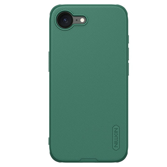 NILLKIN Frosted Shield Pro For iPhone 16e Case Matte PC + TPU Phone Cover - Green
