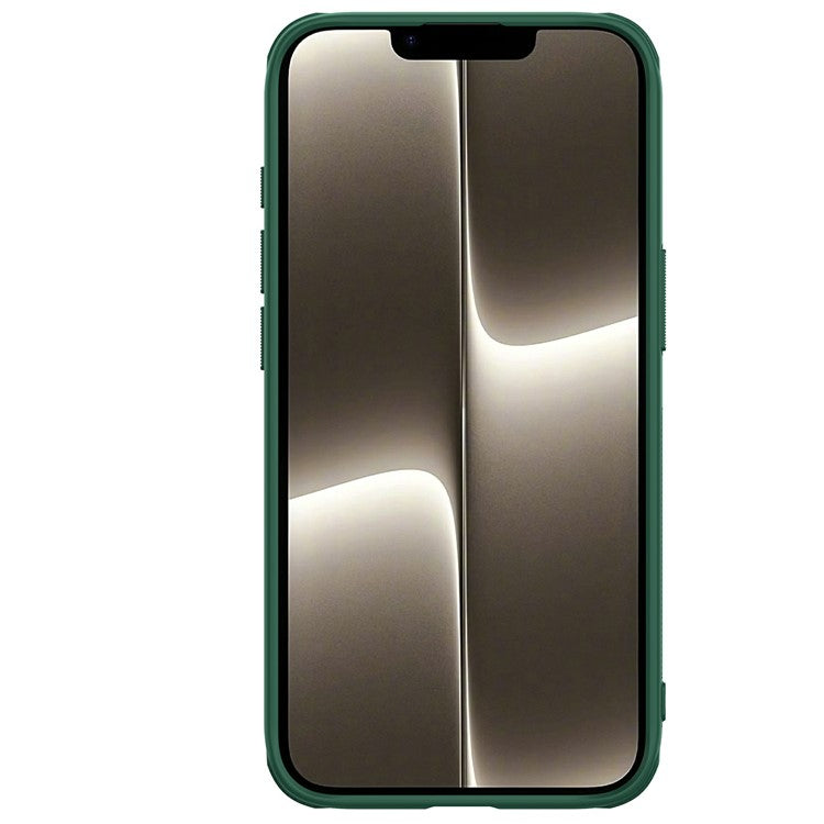 NILLKIN Frosted Shield Pro For iPhone 16e Case Matte PC + TPU Phone Cover - Green
