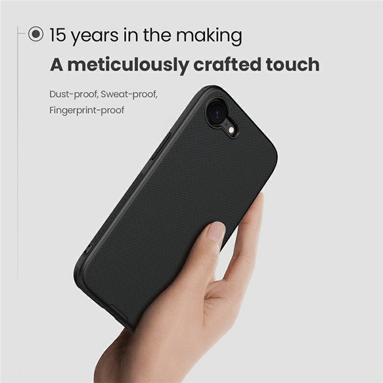 NILLKIN Frosted Shield Pro for iPhone 16e Case Compatible with MagSafe PC + TPU Phone Cover