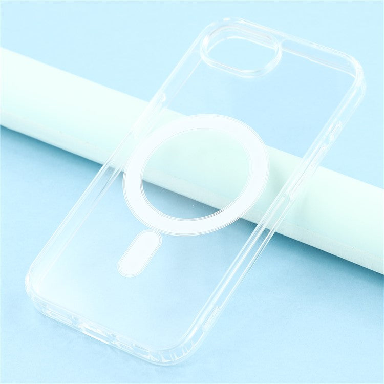 For iPhone 16e Case Compatible with MagSafe TPU + Acrylic Clear Phone Cover