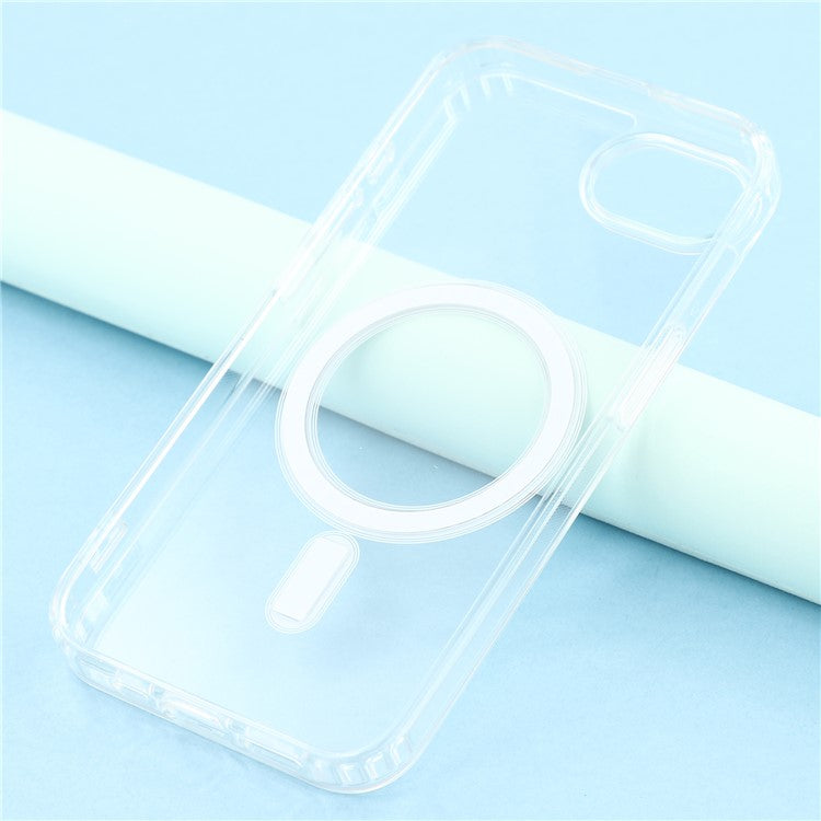 For iPhone 16e Case Compatible with MagSafe TPU + Acrylic Clear Phone Cover