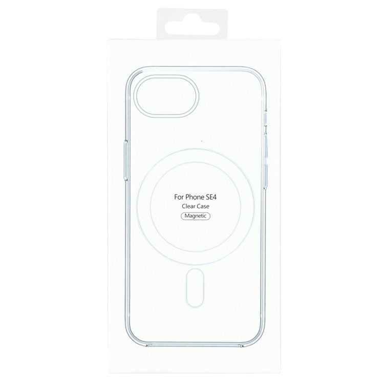 For iPhone 16e Case Compatible with MagSafe TPU + Acrylic Clear Phone Cover
