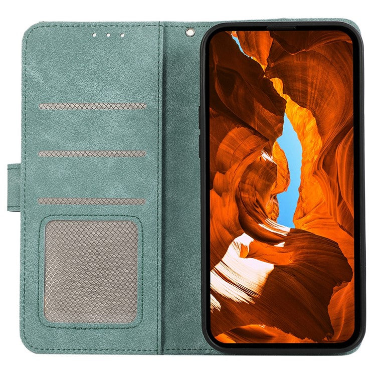 ABEEL For Samsung Galaxy S25 Edge Case Color Splicing Leather Flip Phone Cover RFID Blocking - Baby Blue