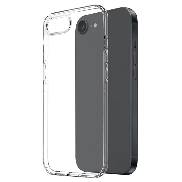 NORTHJO For iPhone 16e TPU Phone Case Set with Front Screen Protector + Lens Film