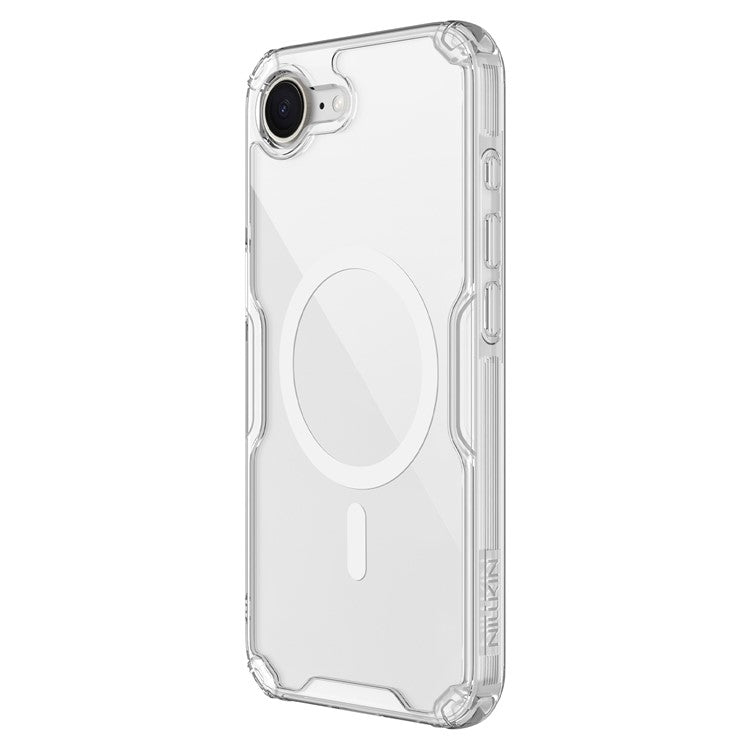NILLKIN Nature Pro Series for iPhone 16e Case Compatible with MagSafe TPU + PC Ultra Clear Phone Case