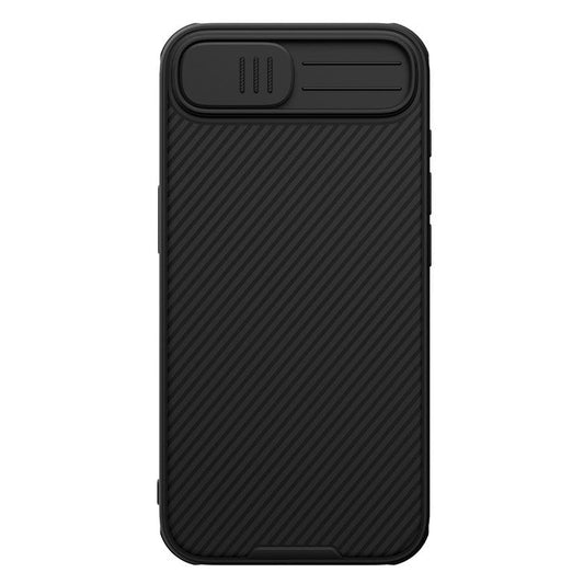 NILLKIN Camshield Pro Series for iPhone 16e Case PC + TPU Slide Camera Lid Phone Cover - Black