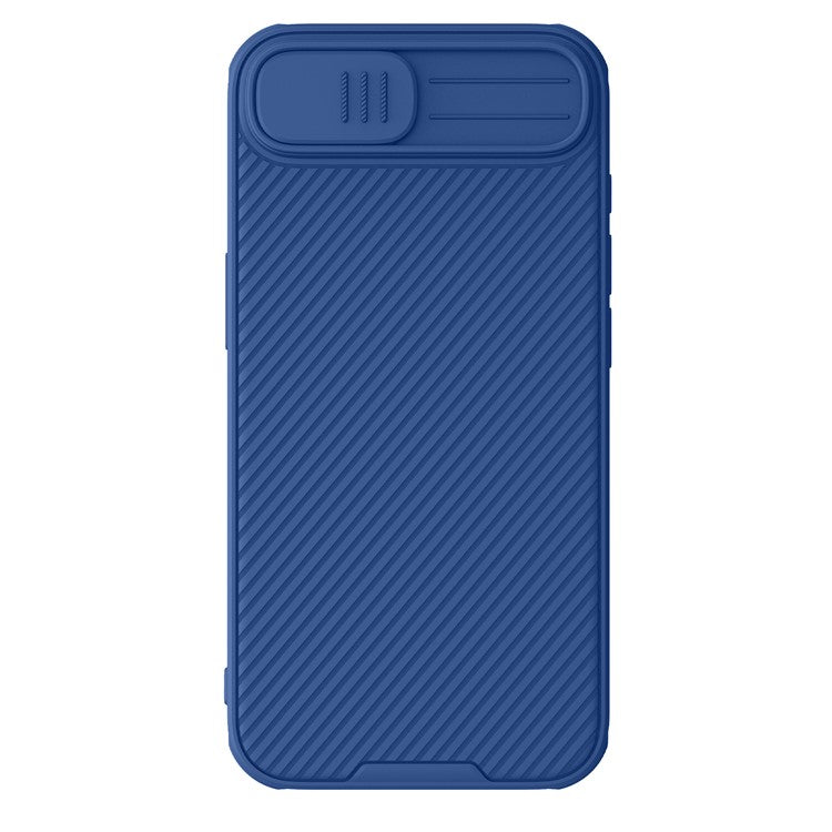 NILLKIN Camshield Pro Series for iPhone 16e Case PC + TPU Slide Camera Lid Phone Cover - Blue