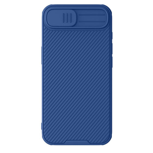 NILLKIN Camshield Pro Series for iPhone 16e Case PC + TPU Slide Camera Lid Phone Cover - Blue