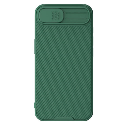 NILLKIN Camshield Pro Series for iPhone 16e Case PC + TPU Slide Camera Lid Phone Cover - Green