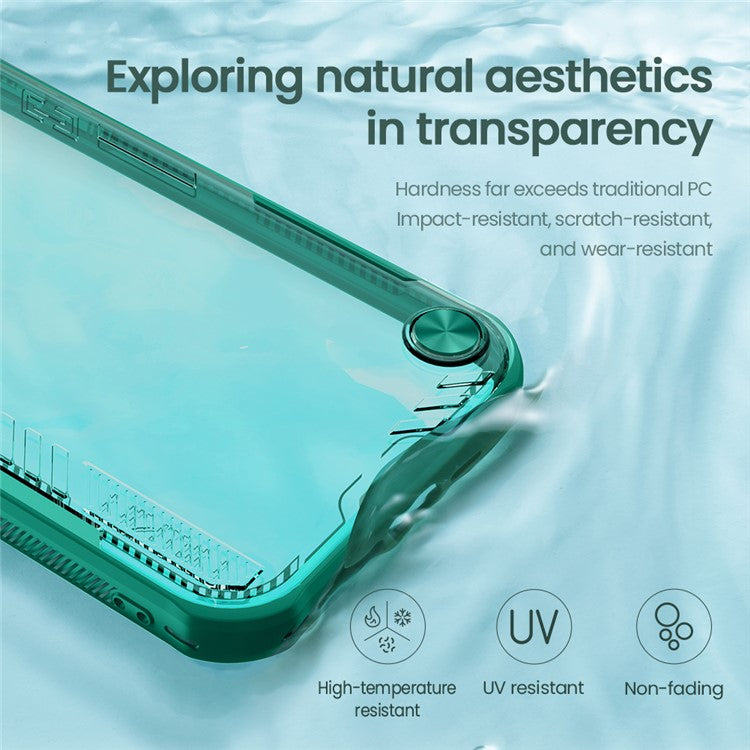 NILLKIN Iceblade Prop For iPhone 16e Case Lens Cover Kickstand PC + TPU Phone Cover - Black