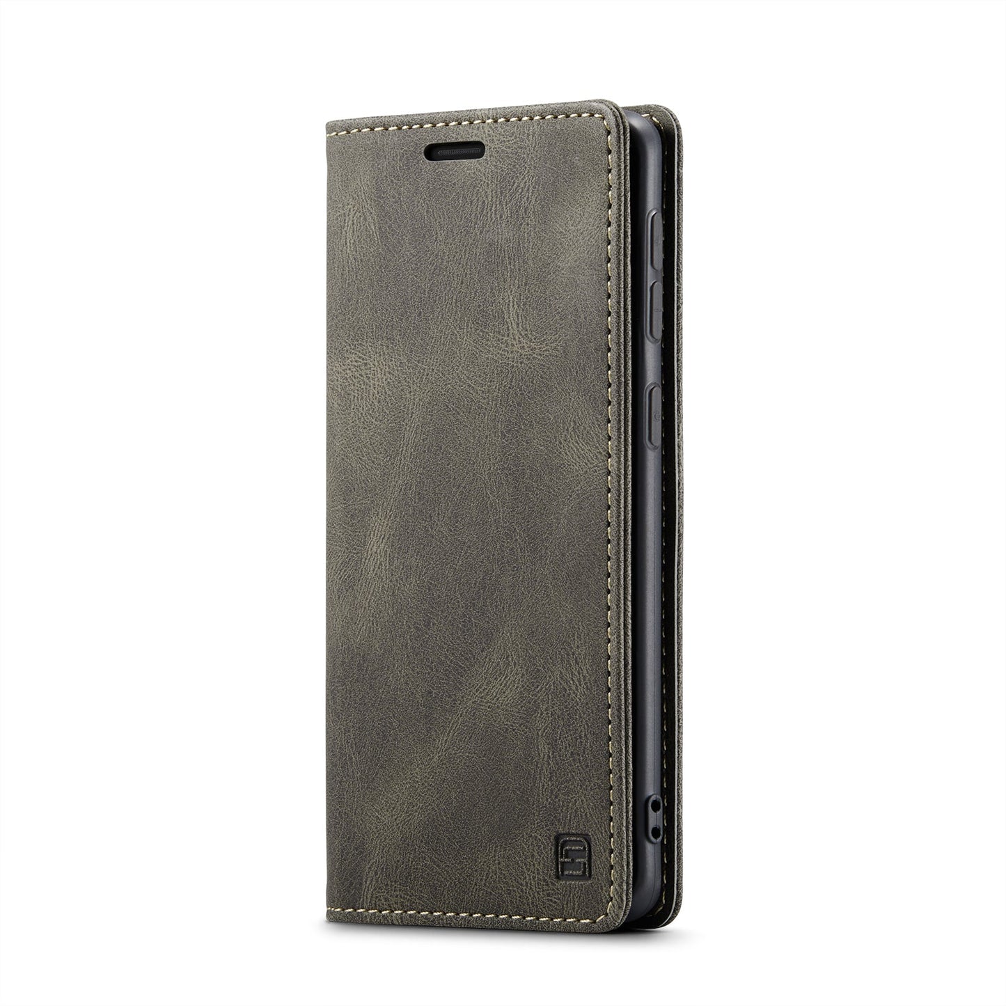 For Samsung Galaxy M31 Prime / Galaxy M21s / Galaxy F14 4G / Galaxy M31 Wallet Case AUTSPACE A01 Leather Stand Cover with RFID Blocking Card Holder - Coffee