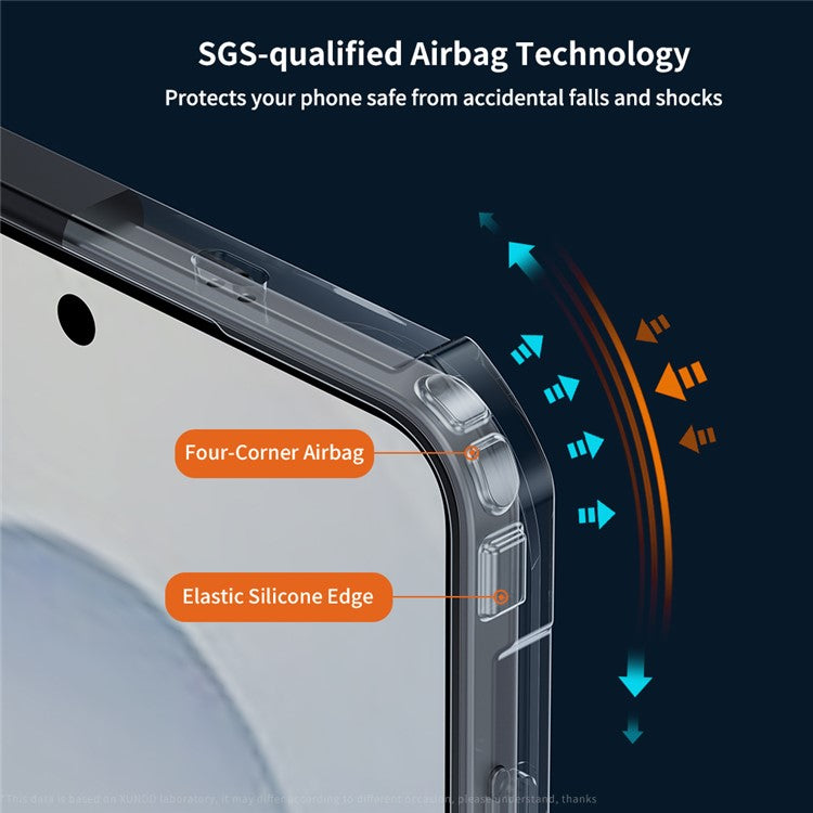XUNDD For Samsung Galaxy S25 Slim  /  S25 Edge Case Dropproof TPU + Acrylic Clear Back Phone Cover