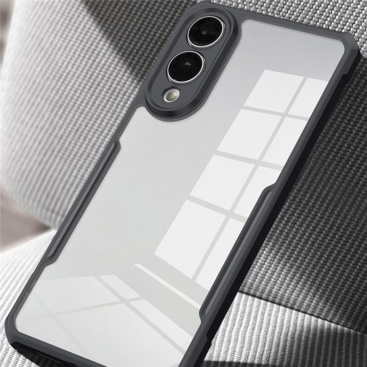 XUNDD For Samsung Galaxy S25 Slim  /  S25 Edge Case Dropproof TPU + Acrylic Clear Back Phone Cover