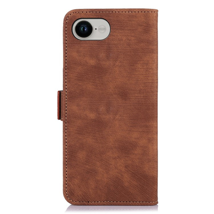 ABEEL For iPhone 16e Case Flip Wallet with Stand Retro Leather Phone Cover - Brown